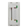 Schneider unica2 - prise rca triple (rouge blanc jaune) - 1 mod - blanc - méca seul