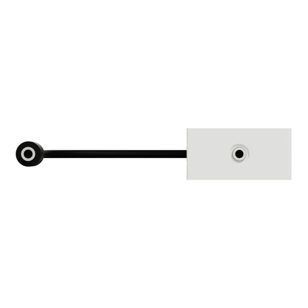 Schneider unica2 - prise mini jack 3,5mm préconnectorisée - 1 mod - blanc - méca seul