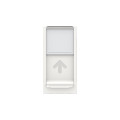 Schneider unica2 - prise rj45 simple - cat 6 ftp - 1 mod - blanc - méca seul