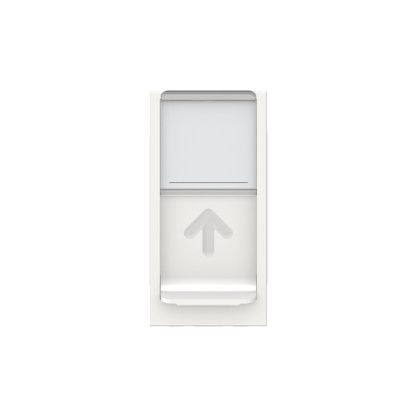 Schneider unica2 - prise rj45 simple - cat 6a ftp - 1 mod - blanc - méca seul