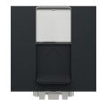 Schneider unica2 - prise rj45 simple - cat 6a ftp - 2 mod - anthracite - méca seul