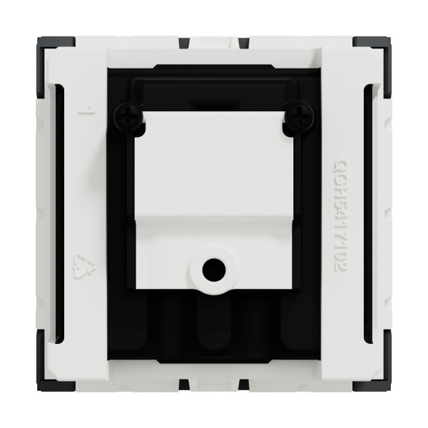 Schneider unica2 - prise tv + fm + sat - 2 mod - anthracite - méca seul
