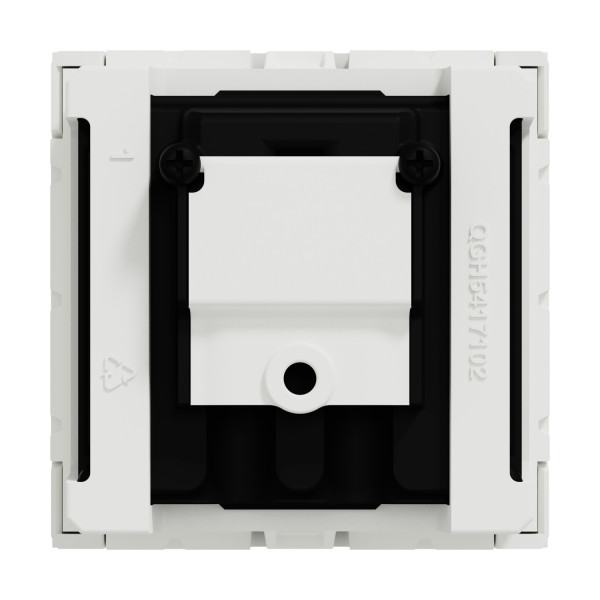 Schneider unica2 - prise r-tv + sat - individuel - 2 mod - blanc - méca seul