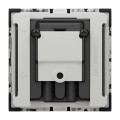 Schneider unica2 - prise r-tv + sat - individuel - 2 mod - anthracite - méca seul
