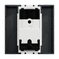 Prise de Télévision Anthracite Unica Schneider Electric - Tv Mâle - Individuel - 2 Modules - Mécanisme Seul