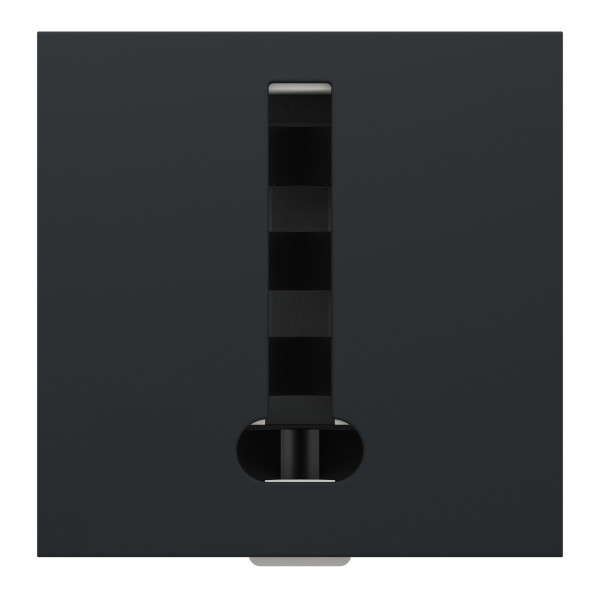 Schneider unica2 - conjoncteur téléphone en t - 8 contacts - anthracite - mécanisme seul