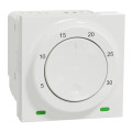 Schneider unica2 - thermostat chauffage / climatisation - 8a - blanc - méca seul