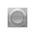 Schneider unica2 - thermostat chauffage / climatisation - 8a - alu - méca seul