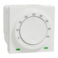 Schneider unica2 - thermostat pour plancher chauffant - 10a - blanc - méca seul