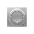 Schneider unica2 - thermostat pour plancher chauffant - 10a - alu - méca seul