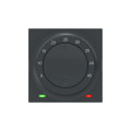 Schneider unica2 - thermostat pour plancher chauffant - 10a - anthracite - méca seul