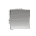 Variateur Poussoir Aluminium 2 Fils Connecté Zigbee Wiser Unica Schneider – Mécanisme Seul