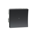 Variateur Poussoir Anthracite 2 Fils Connecté Zigbee Wiser Unica Schneider – Mécanisme Seul