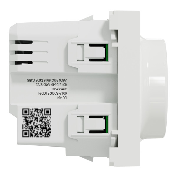 Wiser unica - variateur rotatif - 2 fils - zigbee - blanc - méca seul