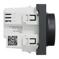 Variateur Rotatif Anthracite 2 Fils Connecté Zigbee Wiser Unica Schneider – Mécanisme Seul