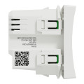 Bouton Poussoir Blanc Anti-Microbe 10 A Connecté Zigbee Wiser Unica Schneider – Mécanisme Seul