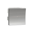 Bouton Poussoir Aluminium 10 A Connecté Zigbee Wiser Unica Schneider – Mécanisme Seul