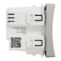 Bouton Poussoir Aluminium 10 A Connecté Zigbee Wiser Unica Schneider – Mécanisme Seul