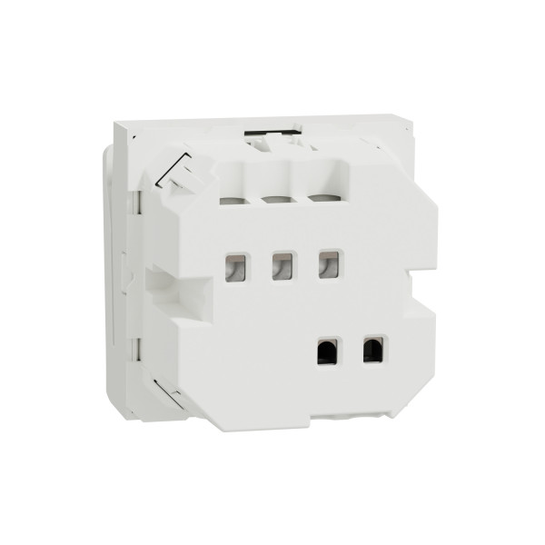 Unica - commande à carte électronique - 2 modules - blanc - mécanisme seul