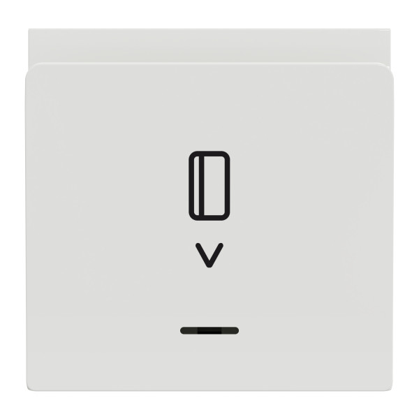 Unica - commande à carte électronique - 2 modules - blanc - mécanisme seul