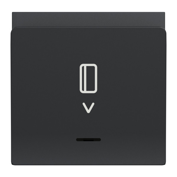 Unica - commande à carte électronique - 2 modules - anthracite - mécanisme seul