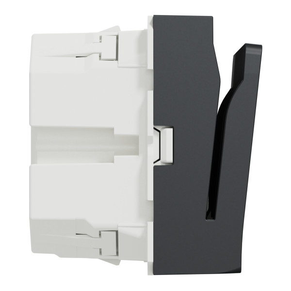 Unica - commande à carte électronique - 2 modules - anthracite - mécanisme seul