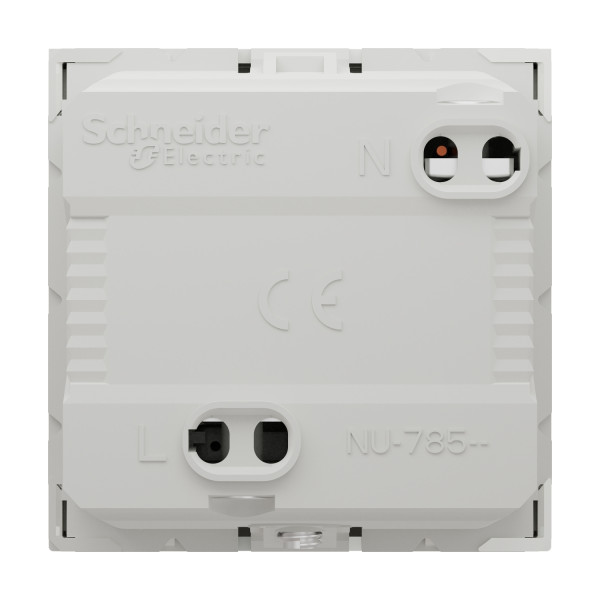 Schneider unica2 - buzzer - 76-80db/1m - 230vca - 2 modules - blanc - mécanisme seul