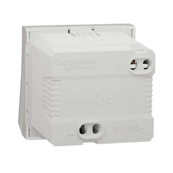 Schneider unica2 - buzzer - 76-80db/1m - 230vca - 2 modules - blanc - mécanisme seul