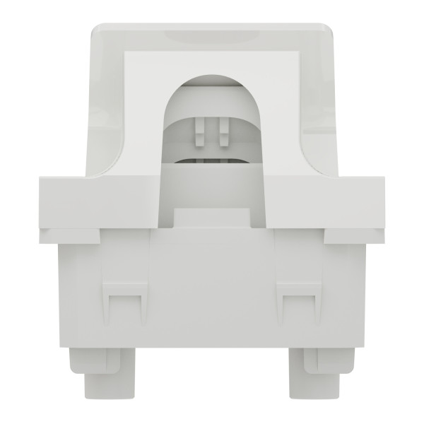 Sortie de Câble Blanche Unica Schneider Electric -  Câble Ø 6 à 12 mm - 2 Modules - Mécanisme Seul