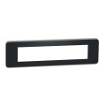 Schneider unica2 pro - plaque de finition - anthracite - 10 modules
