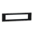 Schneider unica2 pro - plaque de finition - anthracite - 10 modules