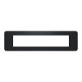 Schneider unica2 pro - plaque de finition - anthracite - 10 modules
