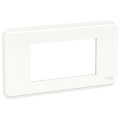 Schneider unica2 pro - plaque de finition - blanc antimicrobien - 4 modules