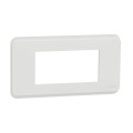 Schneider unica2 pro - plaque de finition - blanc antimicrobien - 4 modules