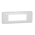 Schneider unica2 pro - plaque de finition - blanc - 6 modules