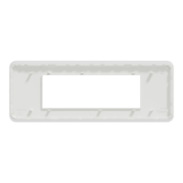 Schneider unica2 pro - plaque de finition - blanc antimicrobien - 6 modules