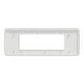 Schneider unica2 pro - plaque de finition - blanc antimicrobien - 6 modules