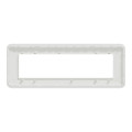 Schneider unica2 pro - plaque de finition - blanc - 8 modules