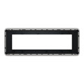 Schneider unica2 pro - plaque de finition - anthracite - 8 modules