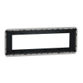 Schneider unica2 pro - plaque de finition - anthracite - 8 modules