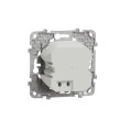 Unica - prise chargeur usb - c 45w + a 7,5w - 2 mod - alu - méca support fix