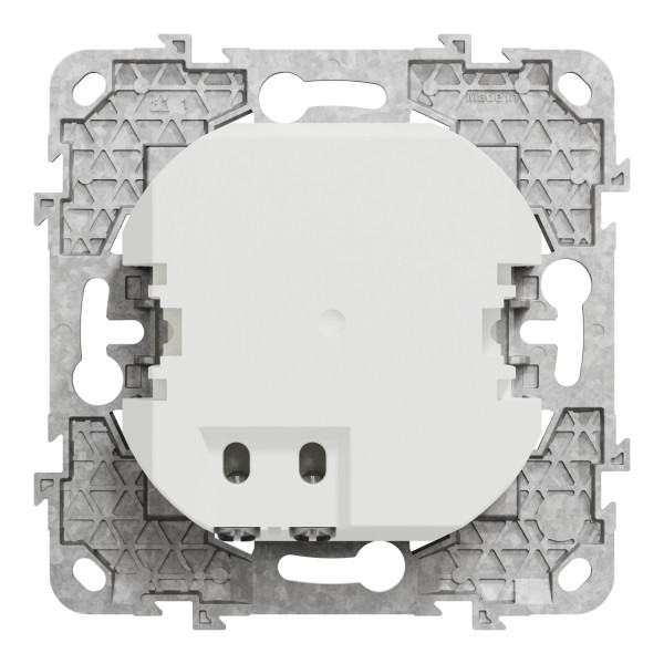 Unica - prise chargeur usb - c 65w forte puiss - 2 mod - anth - méca support fix