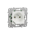 Wiser unica - prise 2p+t connectée - 16a  - zigbee - blanc