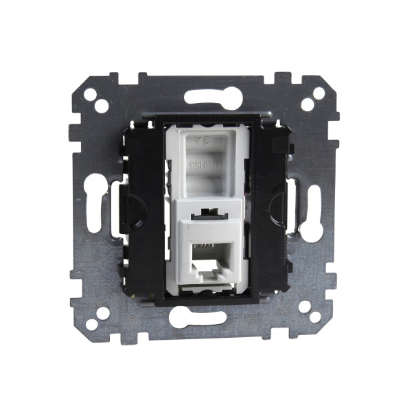 D-life - prise avec connecteur rj12 - 4 contacts - méca seul