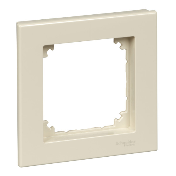 Plaque de Finition Sable Brillant 1 Poste Merten M-Plan Schneider Electric
