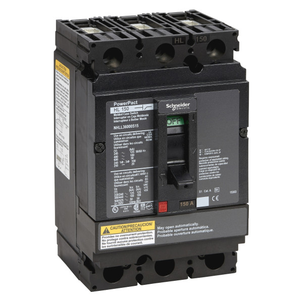 Powerpact - Interrupteursectionneur - Avec Bornes - 150 A - 3p