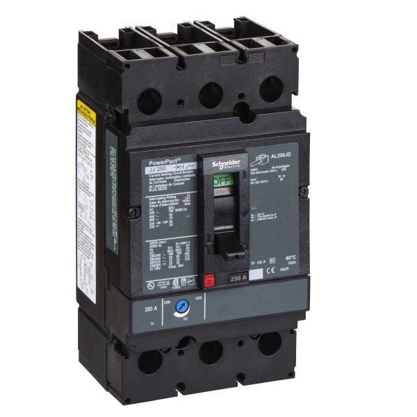 Powerpact J - Disjoncteur 250a - Avec Bornes - 65ka - Tmd - 250 A - 3p 3d