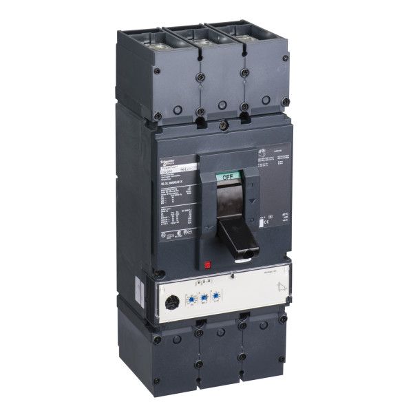 Powerpact L - Disjoncteur 600a - Avec Bornes - 35ka Micrologic 3.3 600a 3p 3d