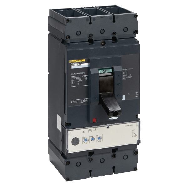 Powerpact L - Disjoncteur 600a - Avec Bornes - 65ka Micrologic 2.2 M 600a 3p 3d