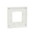 Unica Pure - plaque de finition - Bois nordique liseré Blanc - 1 poste